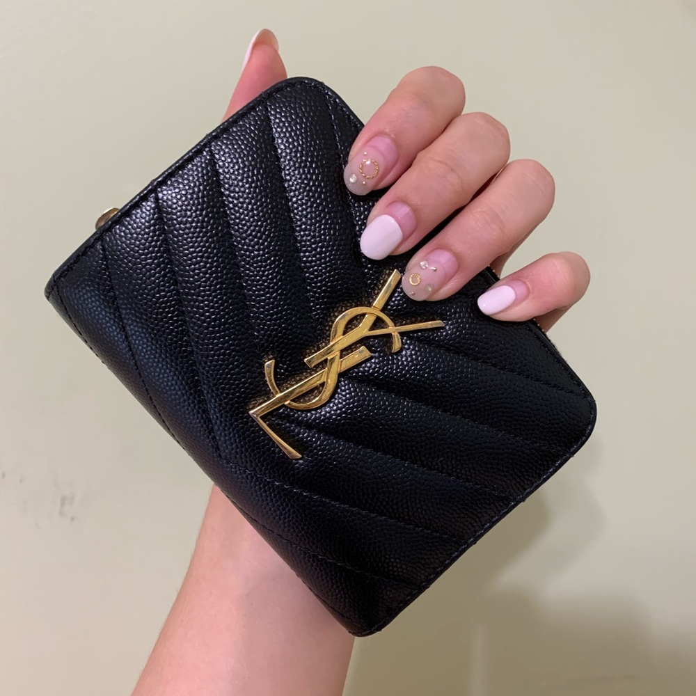 Saint Laurent Mini Compact Wallet